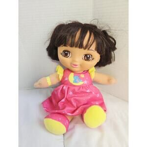 Dora The Explorer Sweet Dreams 2012 Talking Bi-Lingual 12" Doll Fisher Price